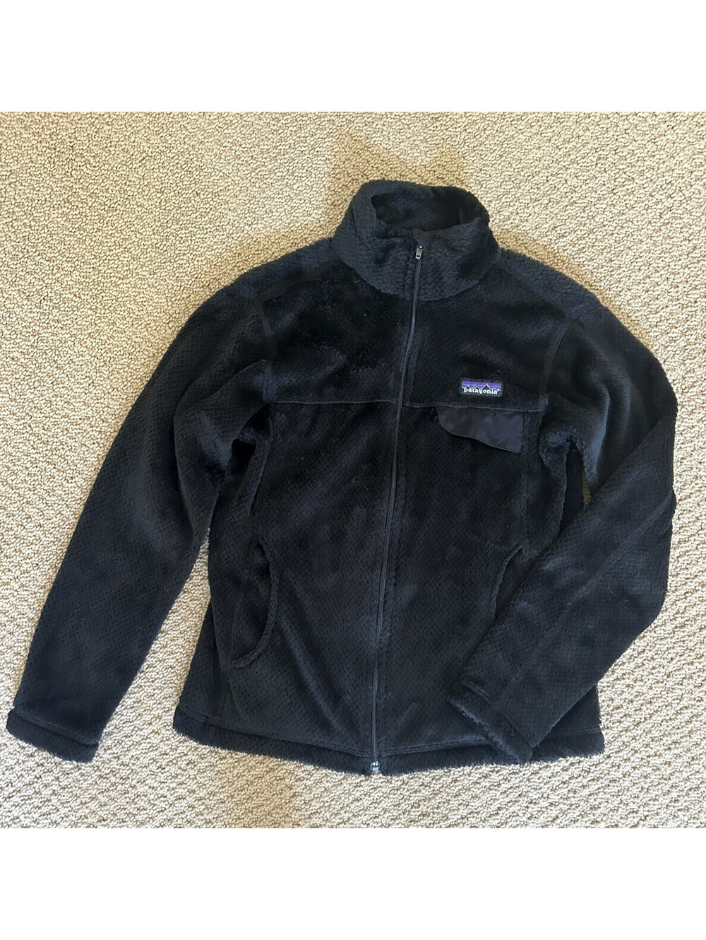 Patagonia Re-Tool Full-Zip Fleece Jacket Black Women's Small